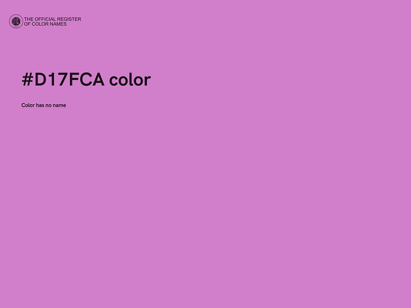 #D17FCA color image