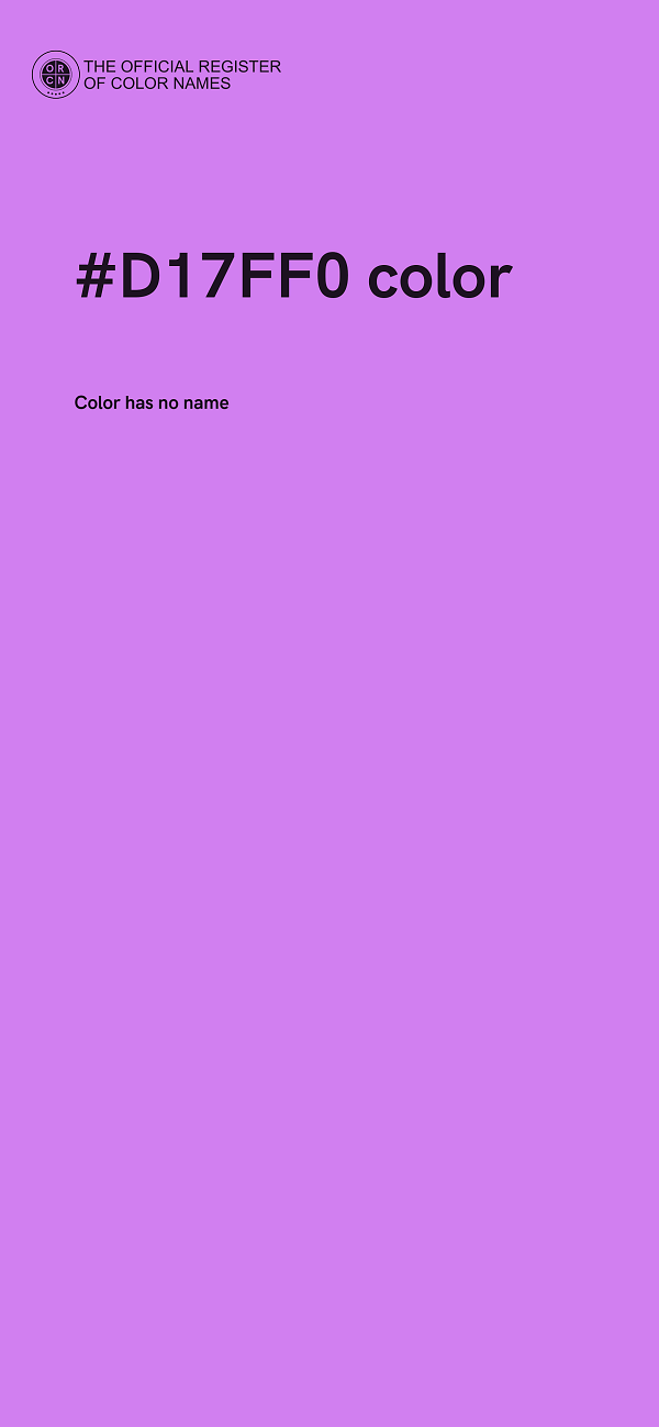 #D17FF0 color image