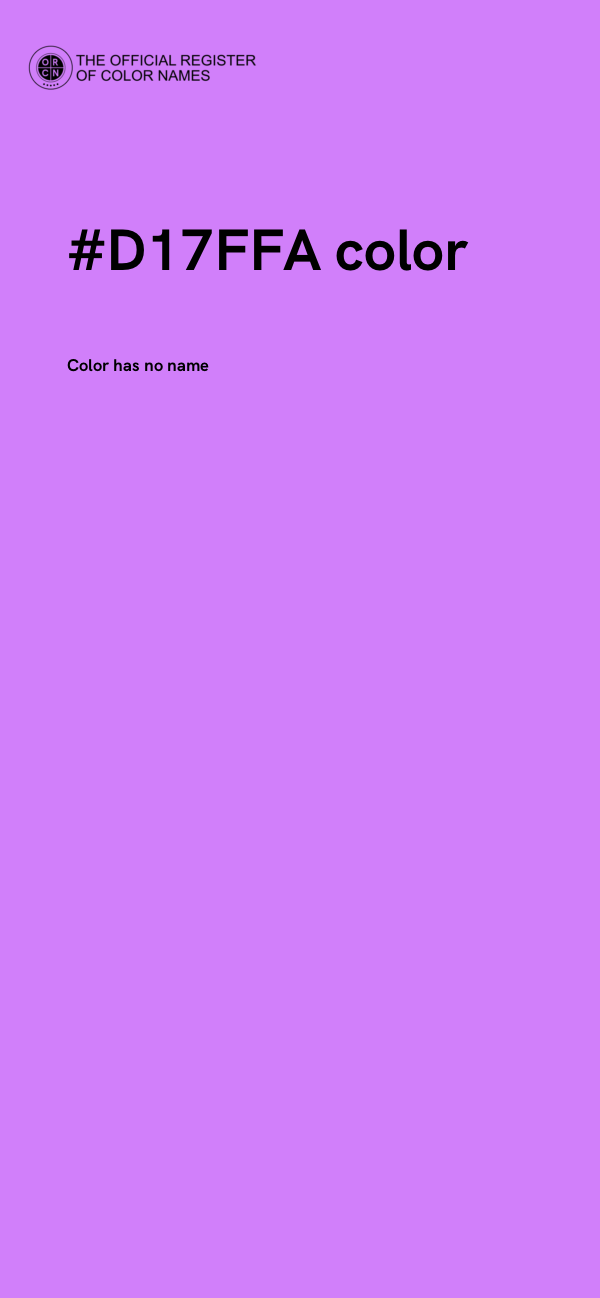 #D17FFA color image
