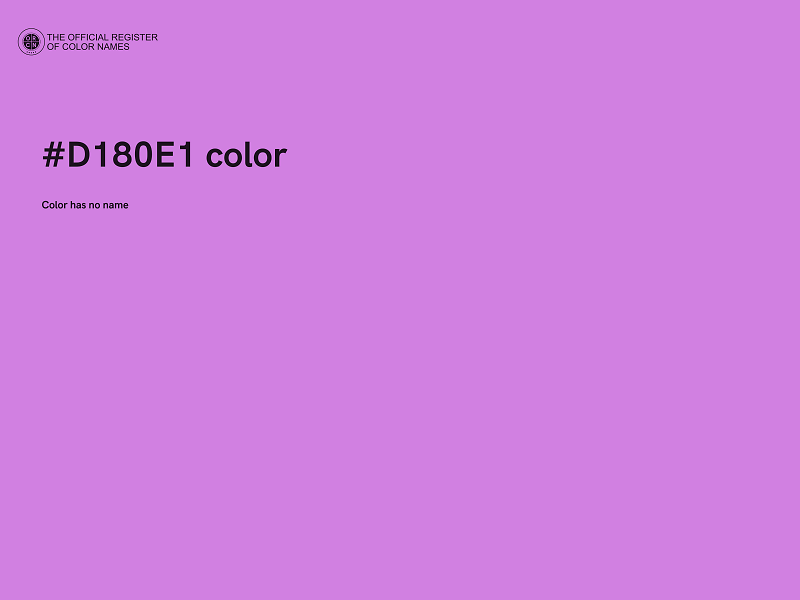 #D180E1 color image