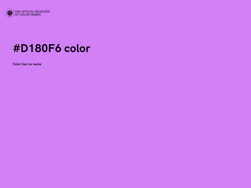 #D180F6 color image