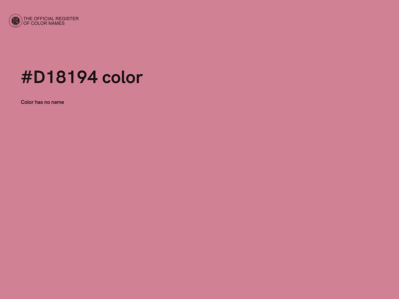 #D18194 color image