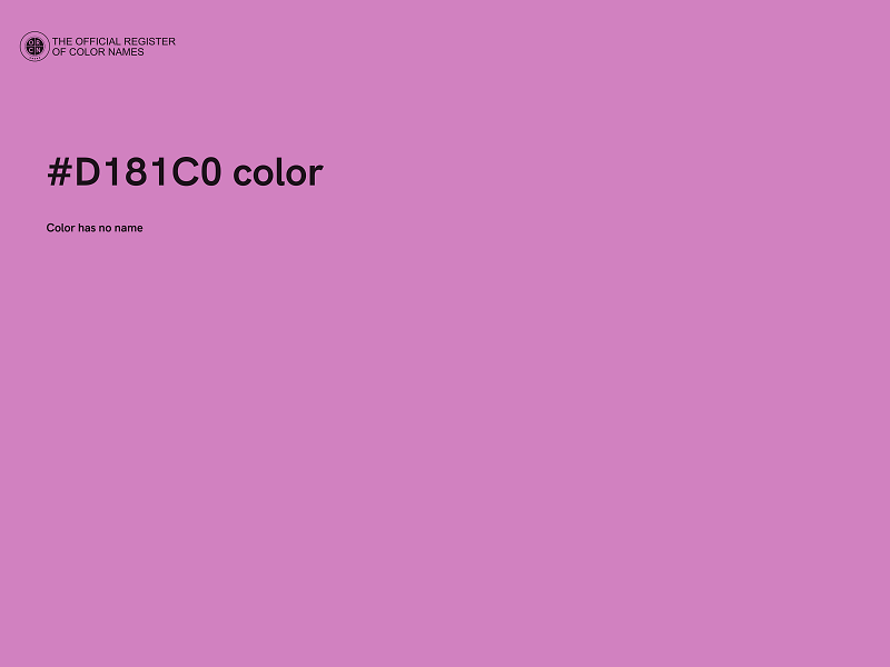 #D181C0 color image