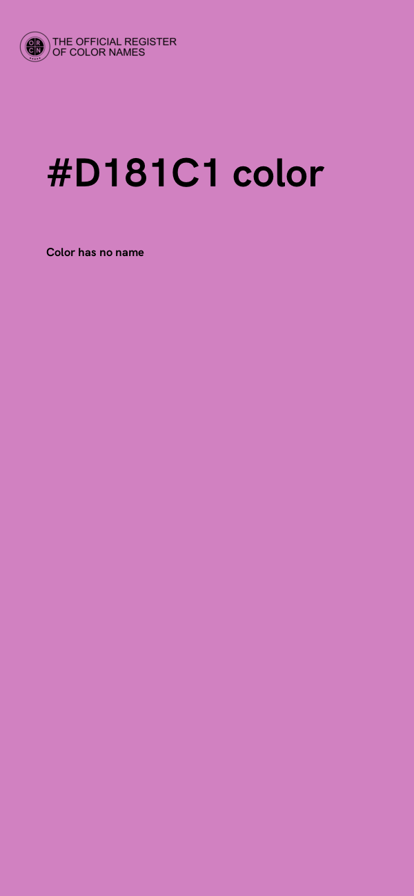 #D181C1 color image