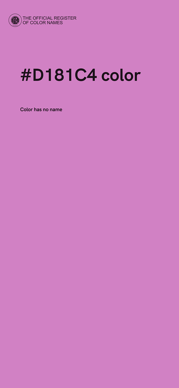 #D181C4 color image