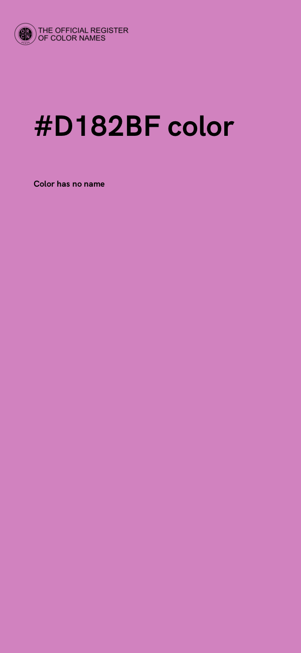 #D182BF color image