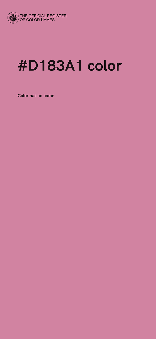 #D183A1 color image