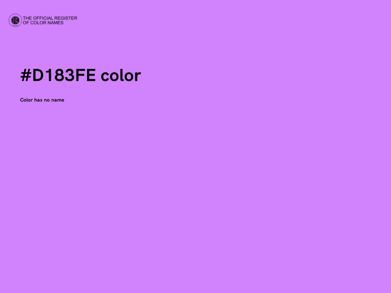 #D183FE color image
