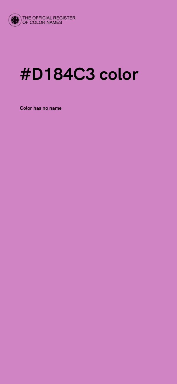 #D184C3 color image