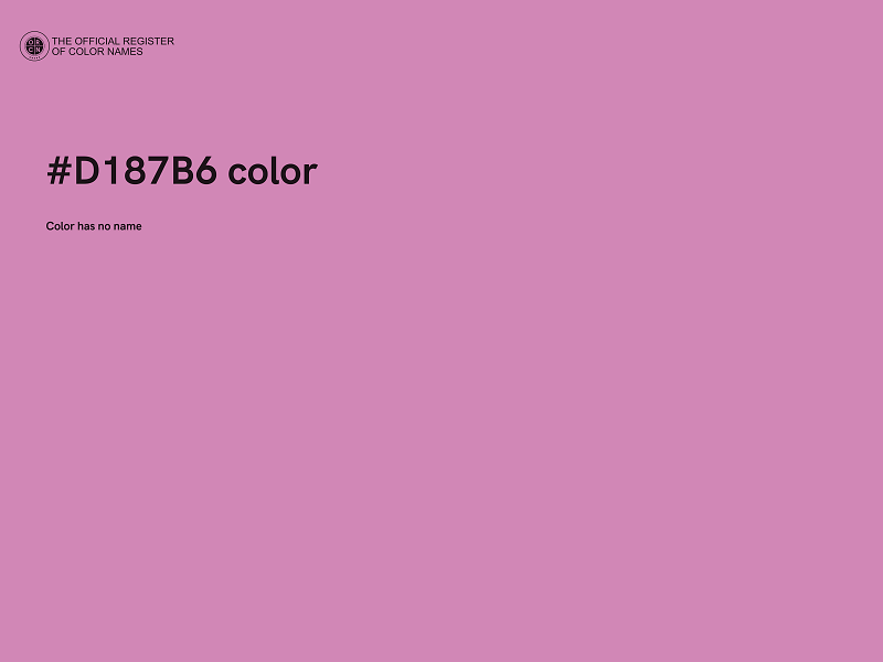 #D187B6 color image