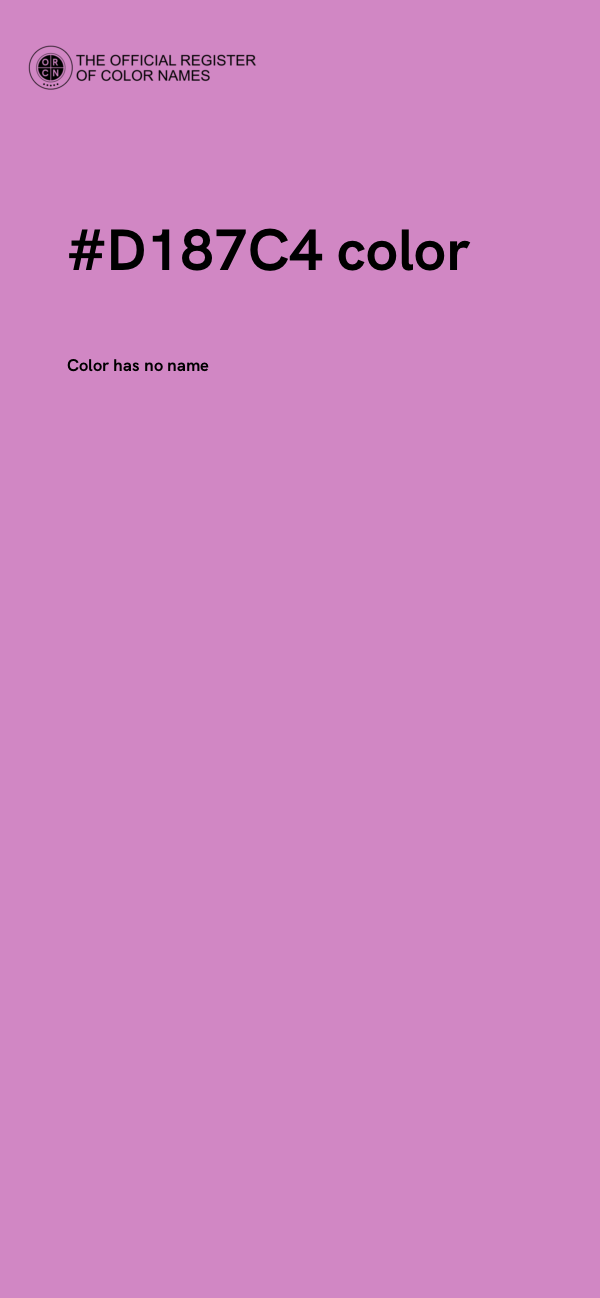 #D187C4 color image