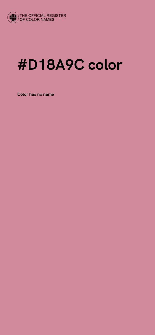 #D18A9C color image