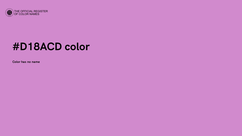 #D18ACD color image