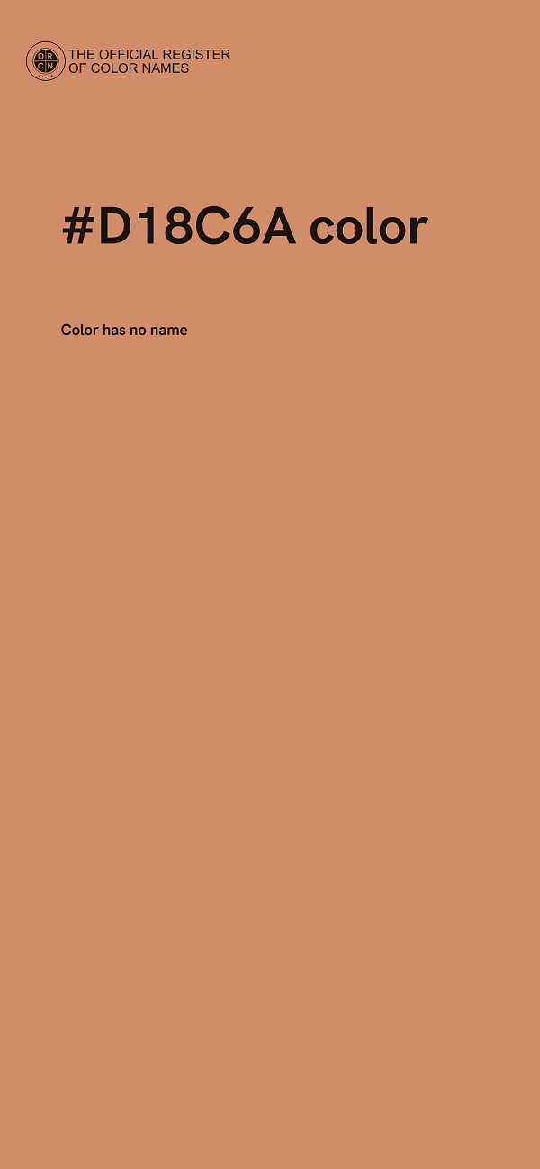 #D18C6A color image