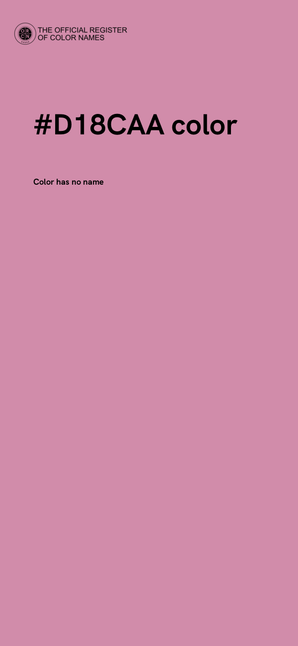 #D18CAA color image