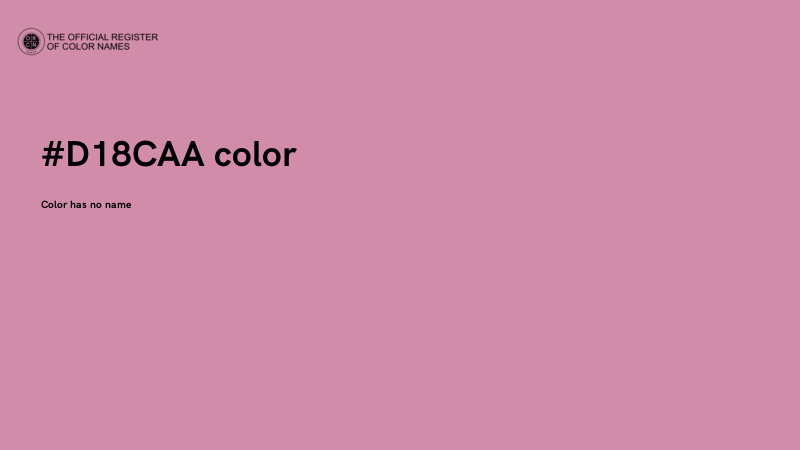 #D18CAA color image