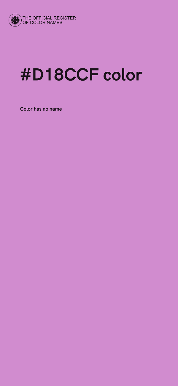 #D18CCF color image