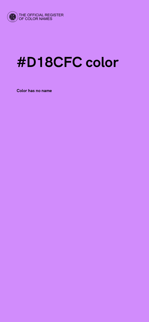 #D18CFC color image