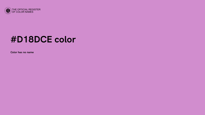 #D18DCE color image