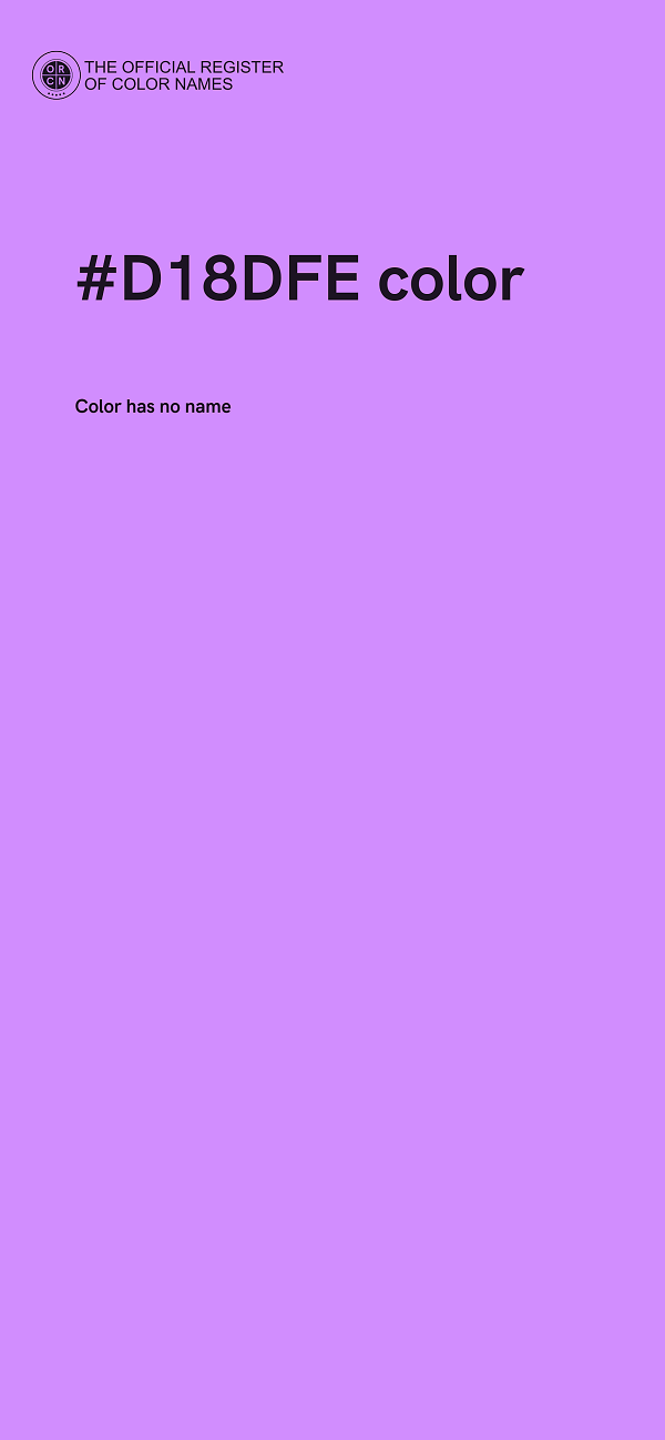#D18DFE color image
