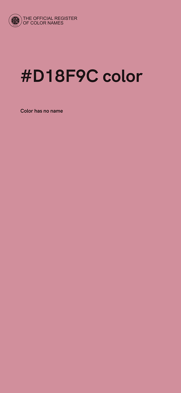 #D18F9C color image
