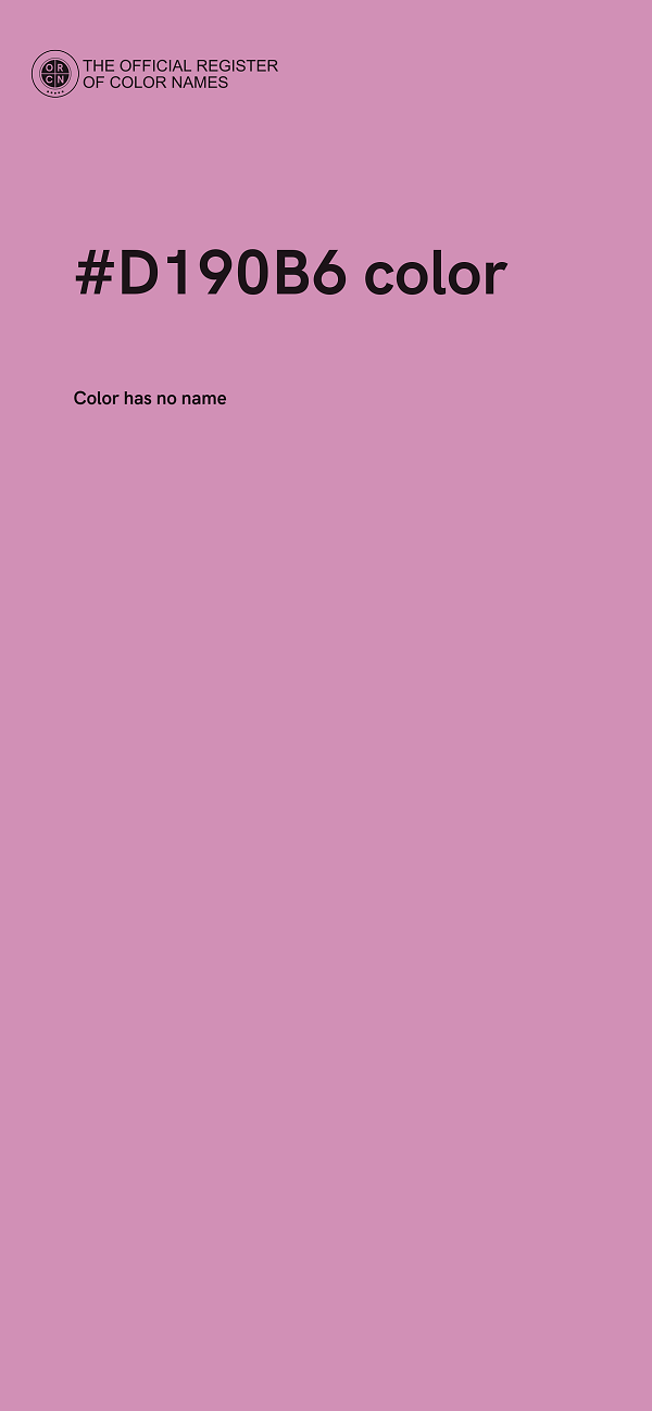 #D190B6 color image