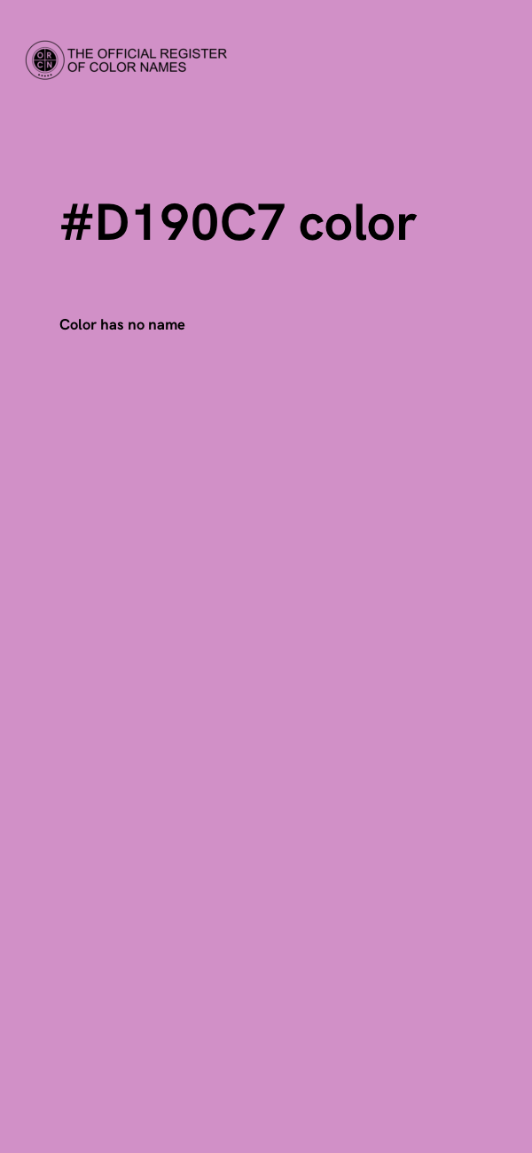 #D190C7 color image