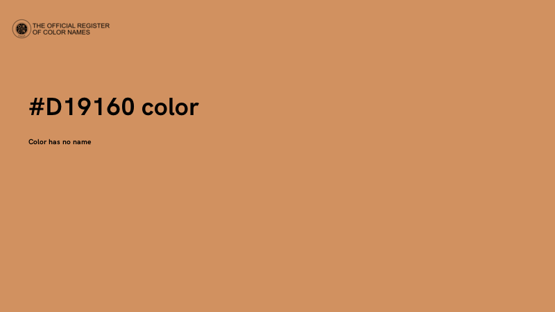 #D19160 color image
