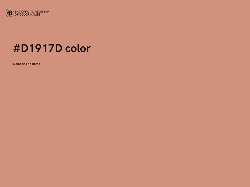 #D1917D color image