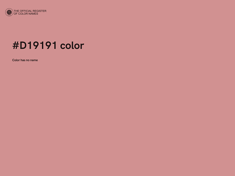 #D19191 color image