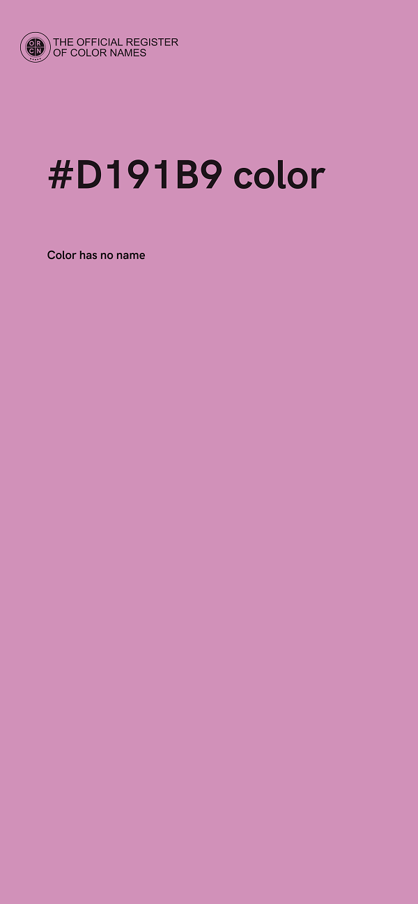 #D191B9 color image