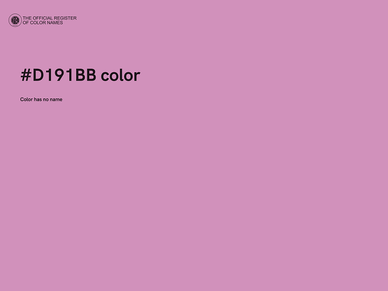 #D191BB color image