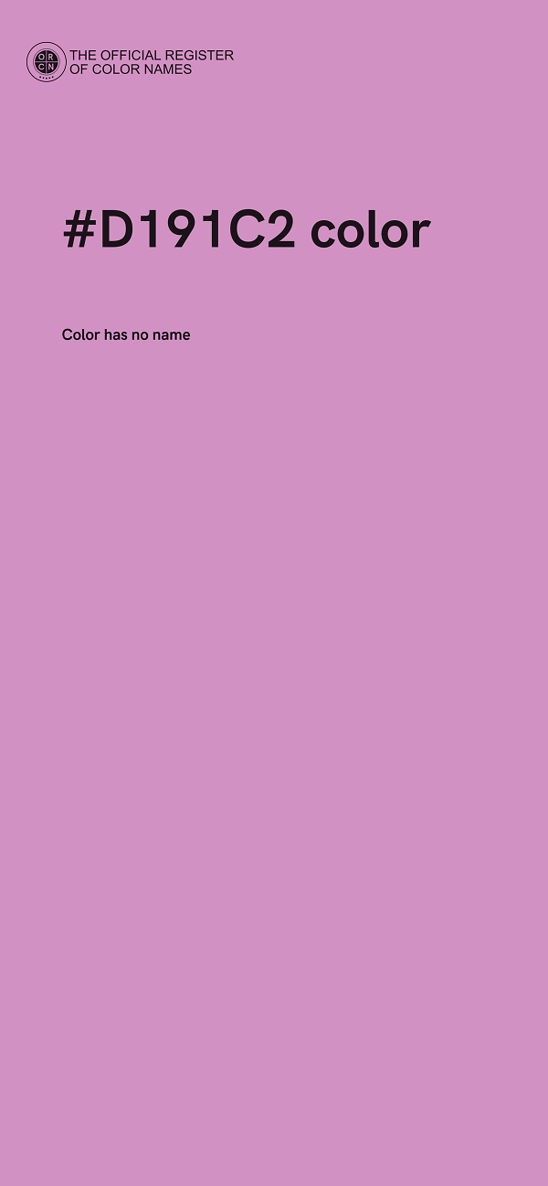 #D191C2 color image