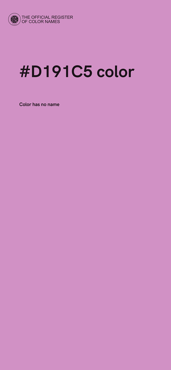 #D191C5 color image