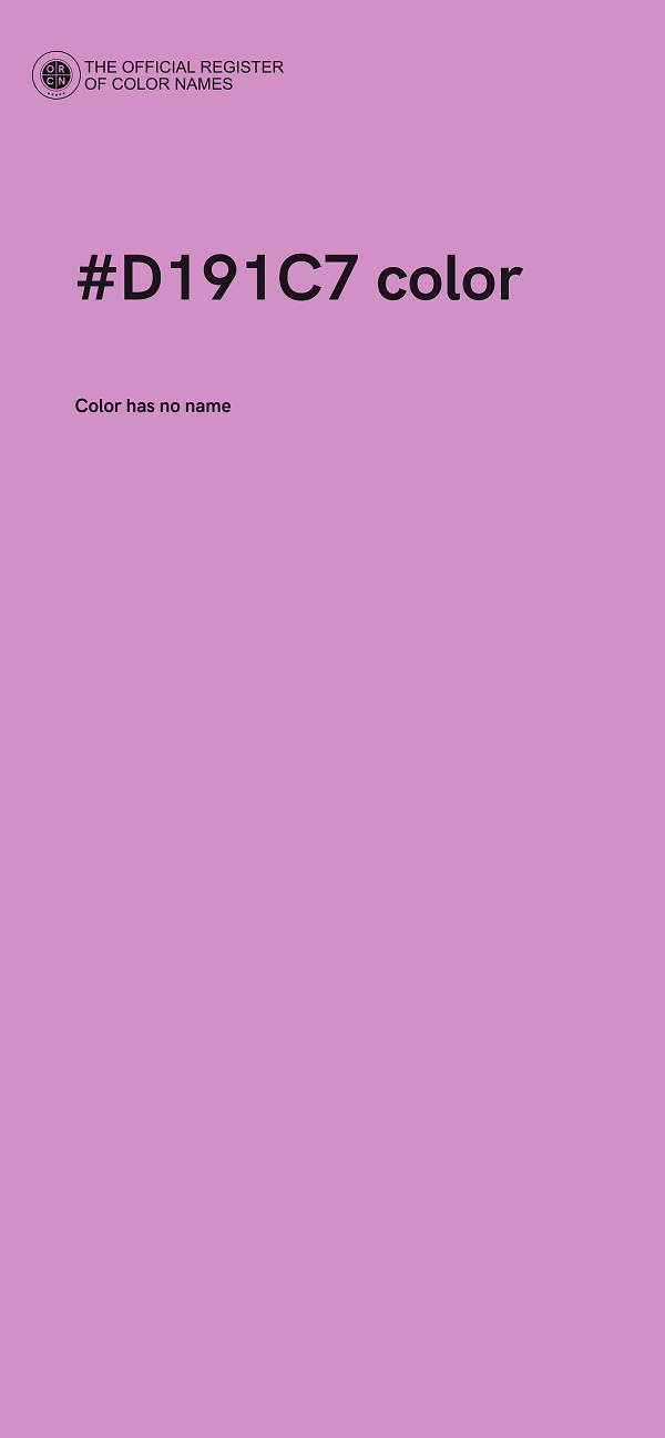 #D191C7 color image