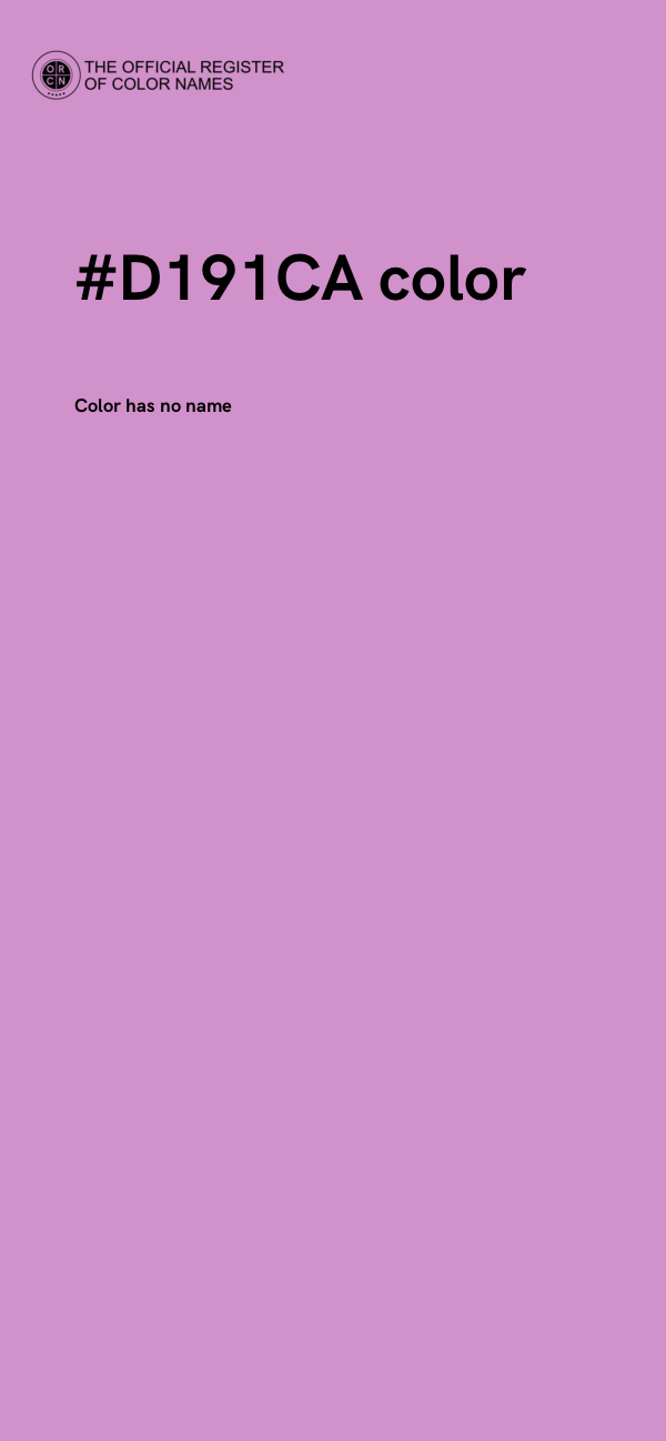#D191CA color image