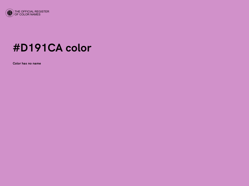 #D191CA color image