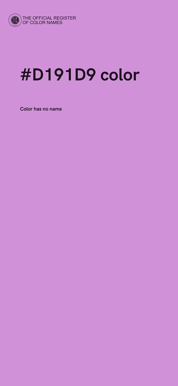 #D191D9 color image