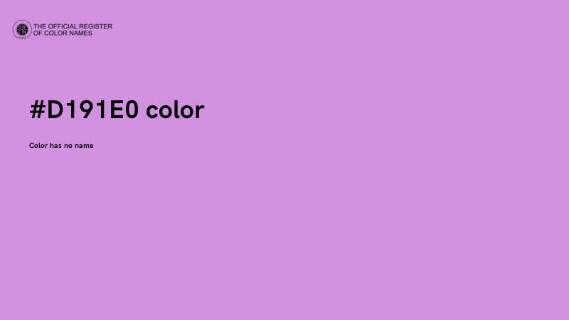 #D191E0 color image