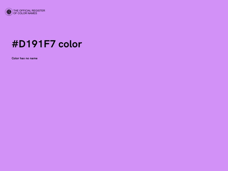 #D191F7 color image