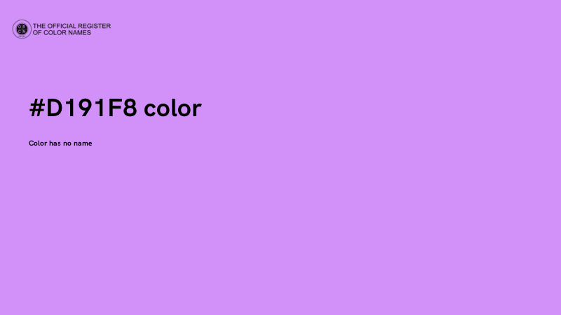 #D191F8 color image