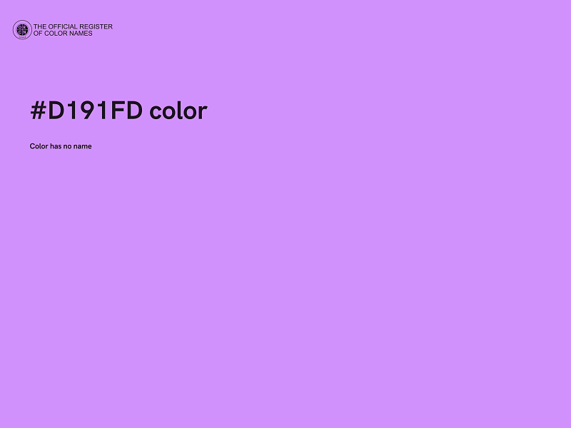 #D191FD color image