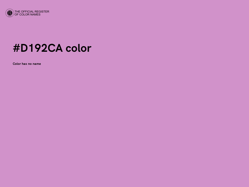 #D192CA color image