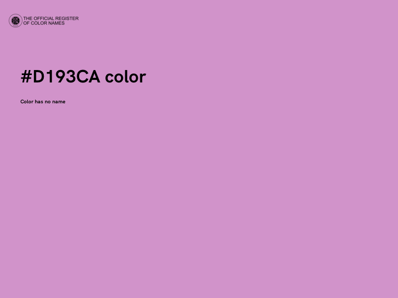 #D193CA color image