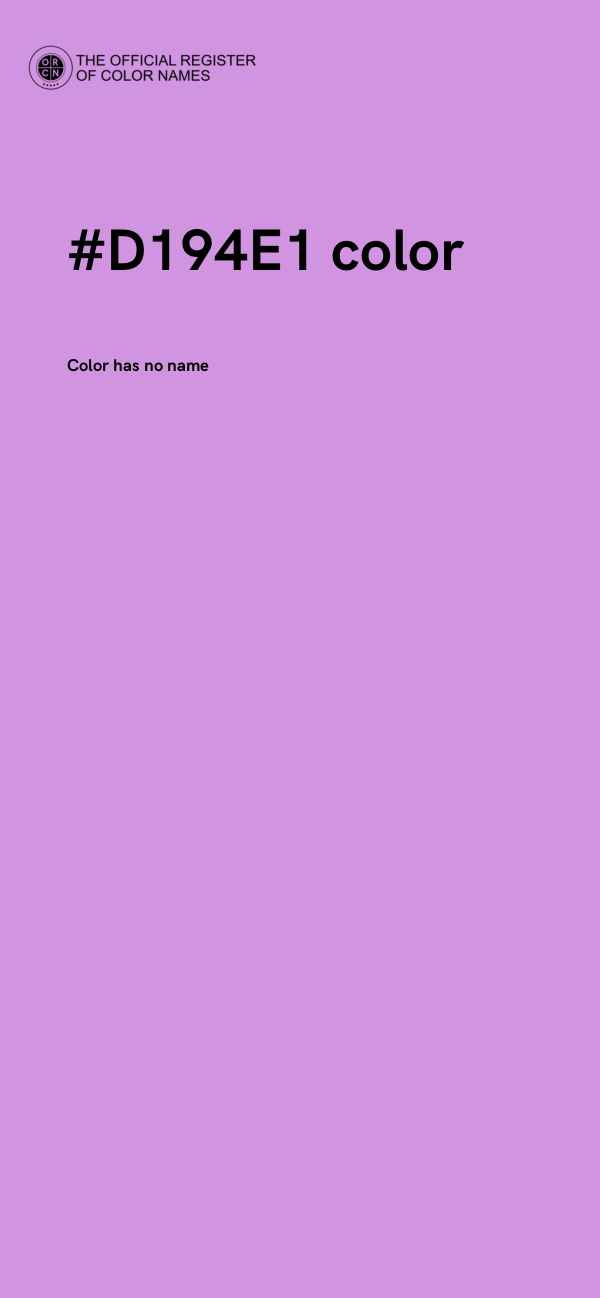 #D194E1 color image