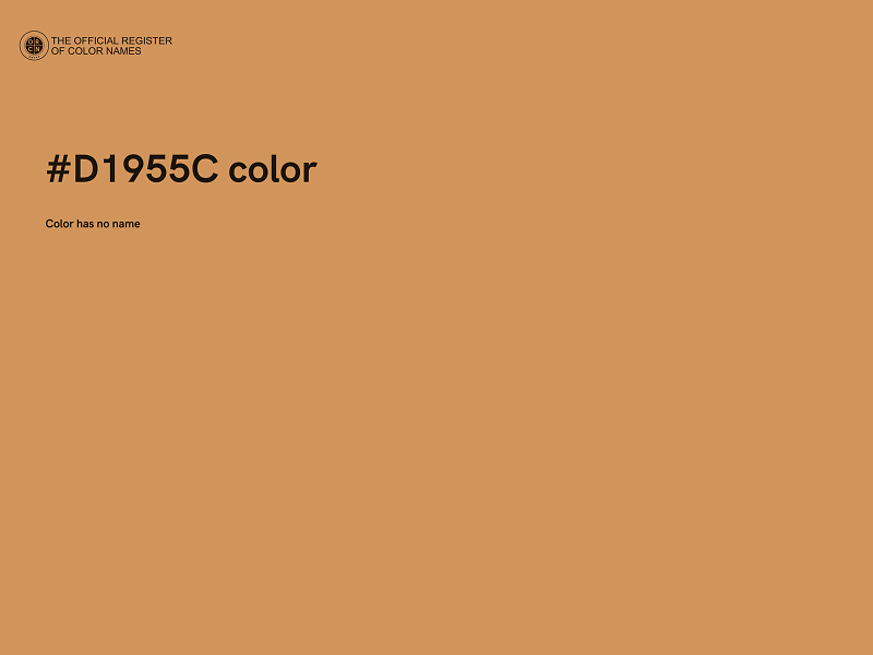 #D1955C color image