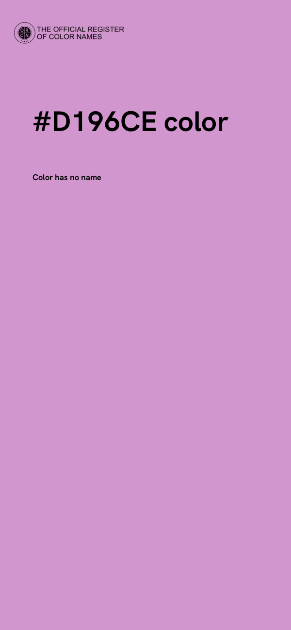 #D196CE color image