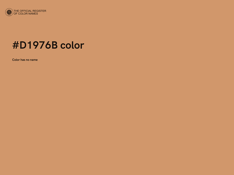 #D1976B color image