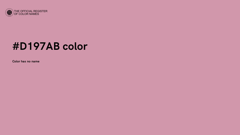#D197AB color image