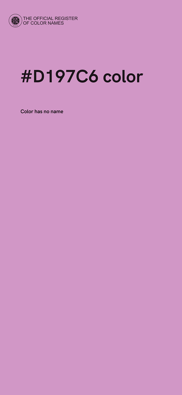 #D197C6 color image